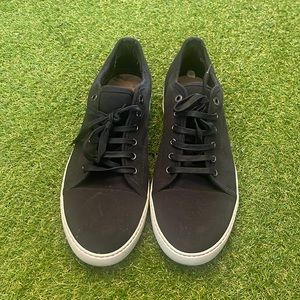 Lanvin Black Canvas Sneaker